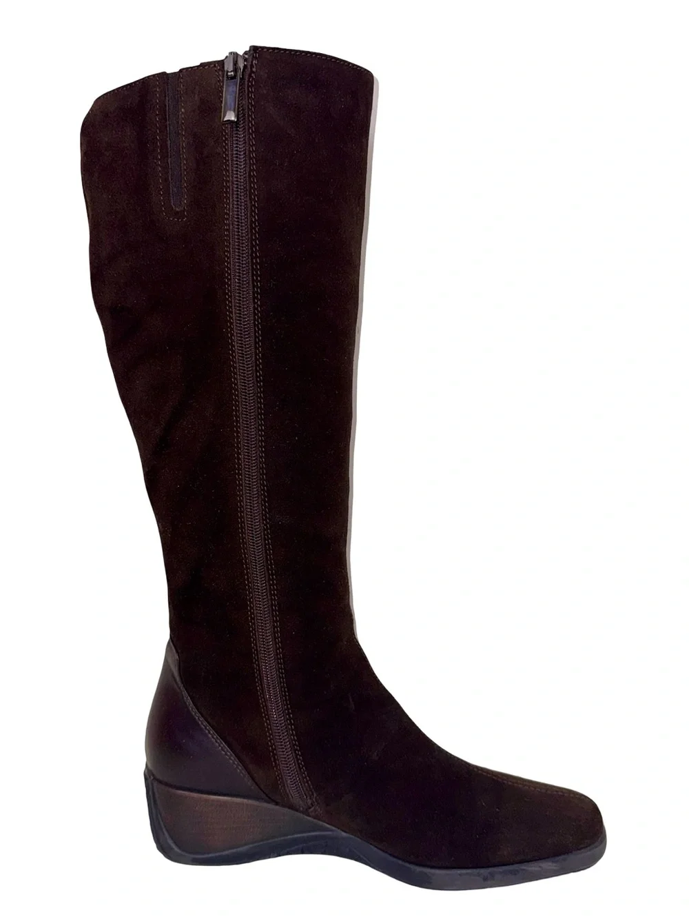 AQUATALIA BROWN SUEDE TALL BOOTS